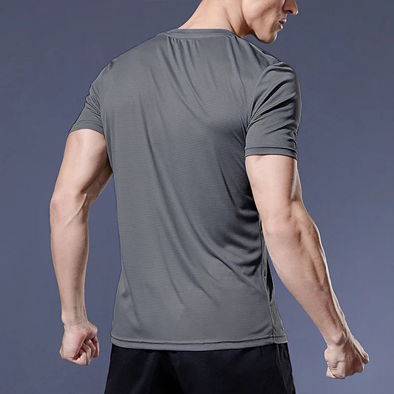 Camiseta de Compressão Para Treino RUN DRY-FIT Camisa Academia, Fitness, Musculação