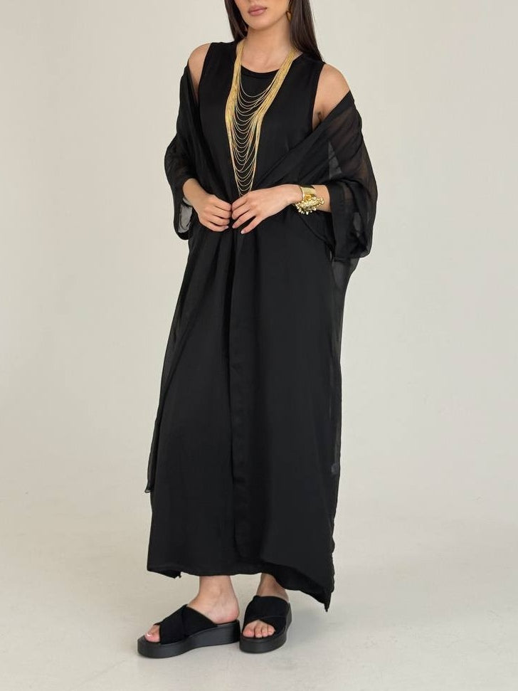Casual Solid Color Long-sleeved Cardigan