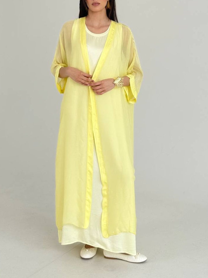 Casual Solid Color Long-sleeved Cardigan