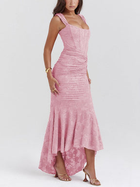 Blue bell floral maxi dress