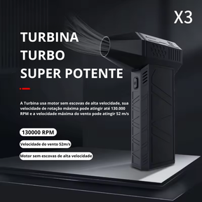 [75%OFF - FRETE GRÁTIS] Mini Turbina Super Turbo 130,000 RPM 52m/s