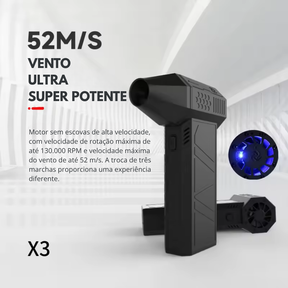 [75%OFF - FRETE GRÁTIS] Mini Turbina Super Turbo 130,000 RPM 52m/s