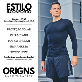 Camisa Térmica Proteção UV +Frete Grátis