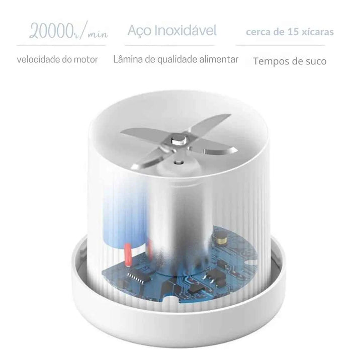 [COMPRE 1 - LEVE 2] Liquidificador Portátil e Mixer Sem Fio Fresh Juice